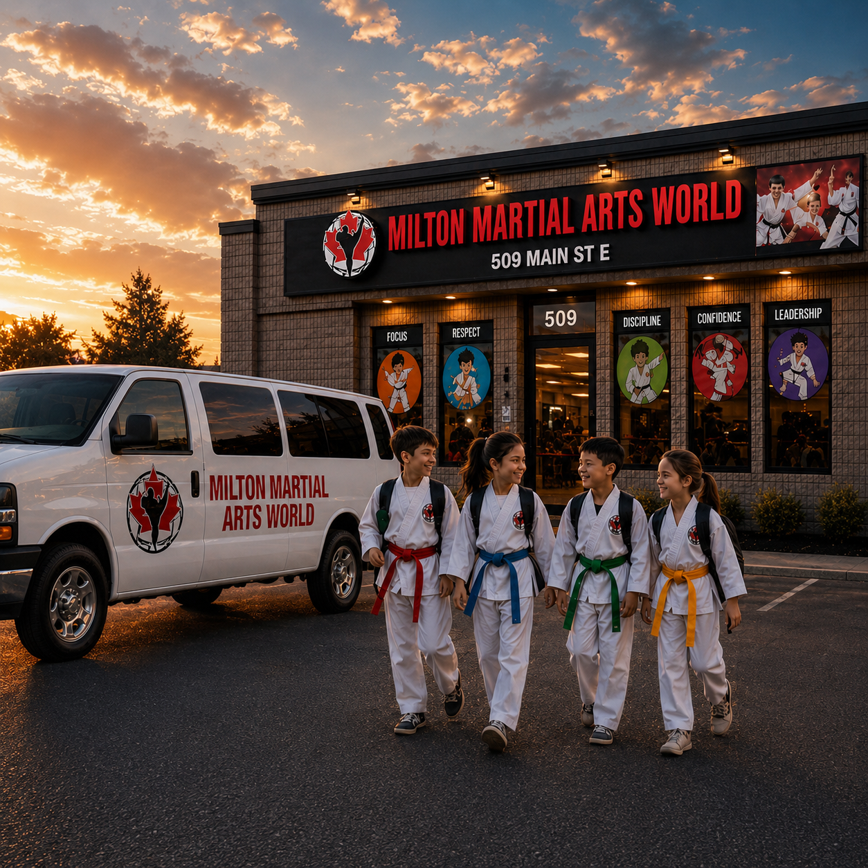 Milton Martial Arts World facility in Milton